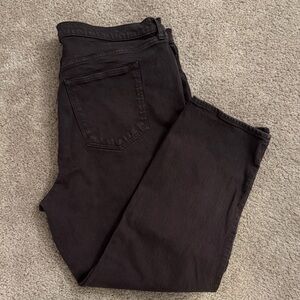 Abercrombie and Fitch 90s Straight Ultra High Rise Brown denim Jeans - 22